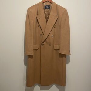 Burberrys’ of London Double Breasted Camel Hair Overcoat